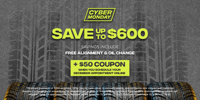 Cyber Monday Savings: $50 Coupon