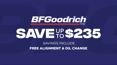 Save up to $235 on BFGoodrich Tires