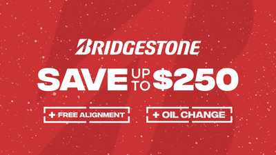 Save up to $250 on Bridgestone Tires