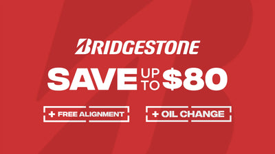 Save up to $80 on Bridgestone Tires
