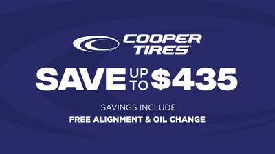 Save up to $435 on Cooper Tires