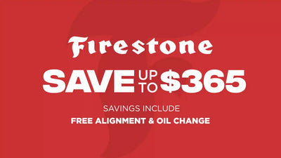 Save up to $365 on Firestone Tires