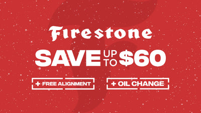 Save up to $60 on Firestone Tires
