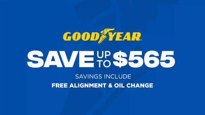 Save up to $565 on Goodyear Tires