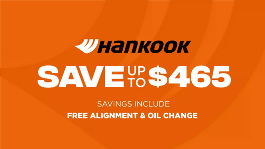 For a limited time, save up to 465 on Hankook at Tire Discounters.