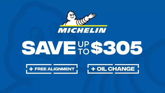 For a limited time, save up to $305 on Michelin at Tire Discounters.