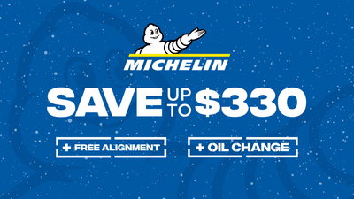 Save up to $330 on Michelin Tires