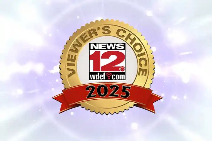 Tire Discounters voted 2025 Viewer's Choice Winner by News 12 WDEF for top tire and auto repair services.