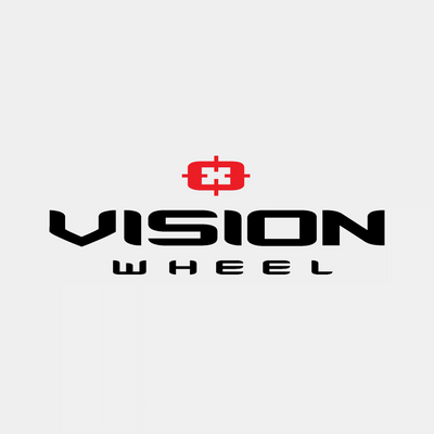 Vision Wheel logo representing custom wheels and rims available at Tire Discounters