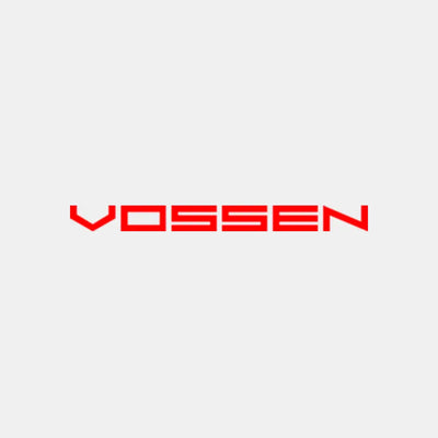 Vossen Wheels logo in bold red text, premium manufacturer of luxury and performance rims.