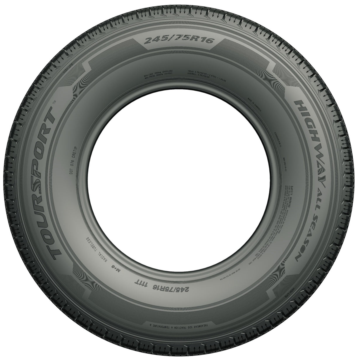 06-22000091-Tireco-Highway All Season-255/70R16-Tire-Image06