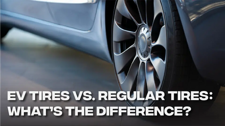EV wheel with title EV Tires vs. Regular Tires: What's The Difference?