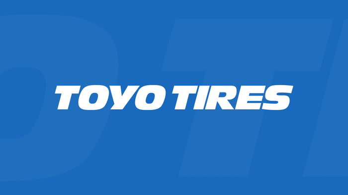 Toyo Tires logo representing performance tire brand available at Tire Discounters