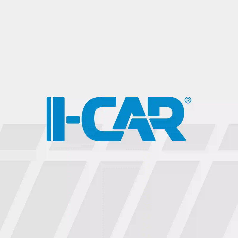 I-CAR logo representing certified collision repair training—trusted by Tire Discounters for expert auto service and repair.