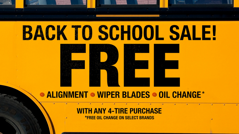 Back To School Sale​: FREE Wiper Blades