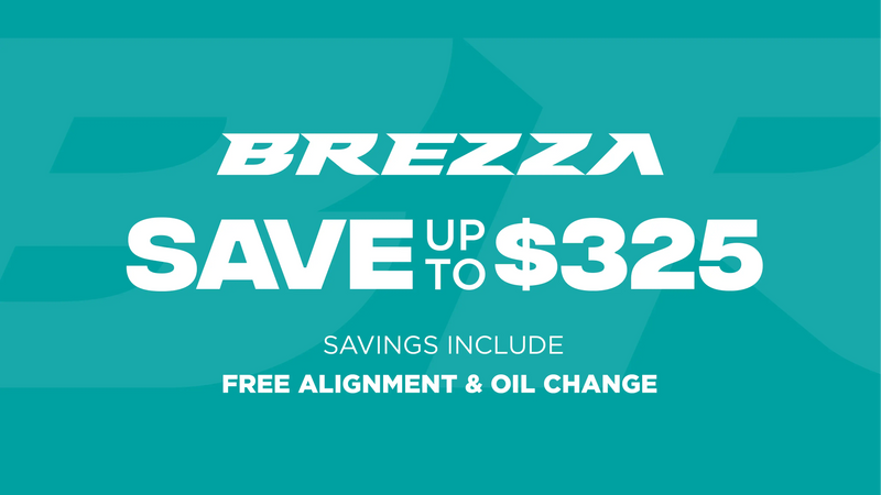 Save up to $325 on Brezza Tires