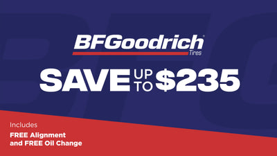 Save up to $235 on BFGoodrich Tires
