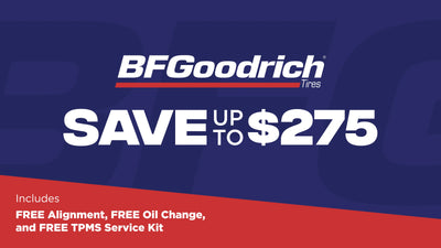 Save up to $275 on BFGoodrich Tires