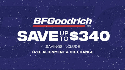 Save up to $340 on BFGoodrich Tires