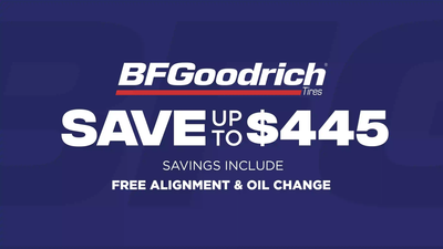 Save up to $445 on BFGoodrich Tires