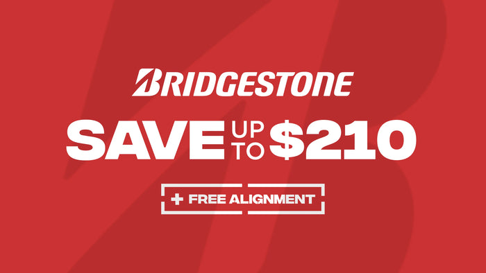 Save up to $210 on Bridgestone Tires
