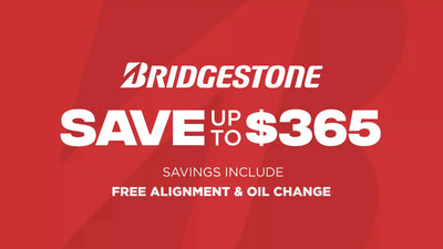 Save up to $365 on Bridgestone Tires