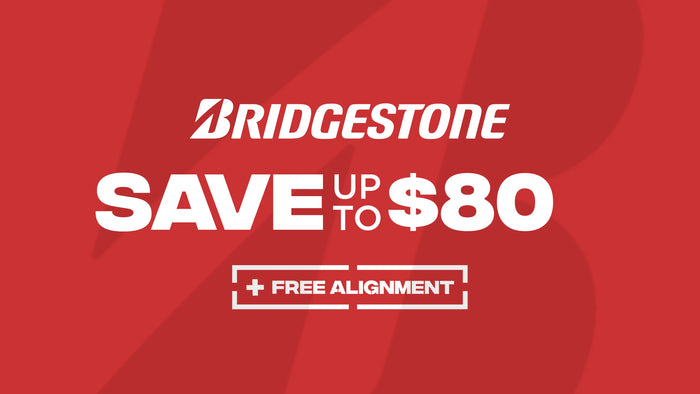 Save up to $80 on Bridgestone Tires