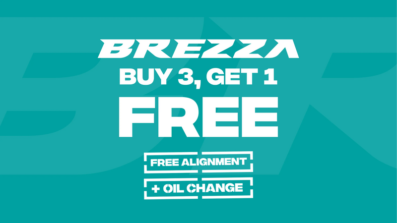 Buy 3 Brezza Tires, Get 1 FREE