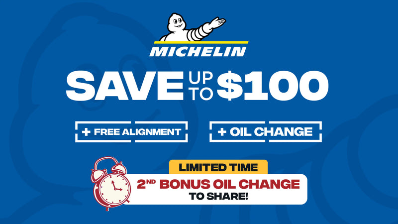 Save up to $100 on Michelin Tires