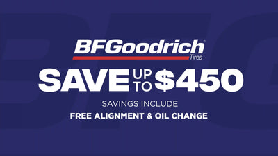 Save up to $450 on BFGoodrich Tires