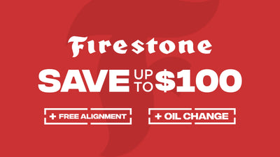 Save up to $100 on Firestone Tires