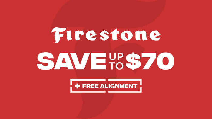 Save up to $70 on Firestone Tires