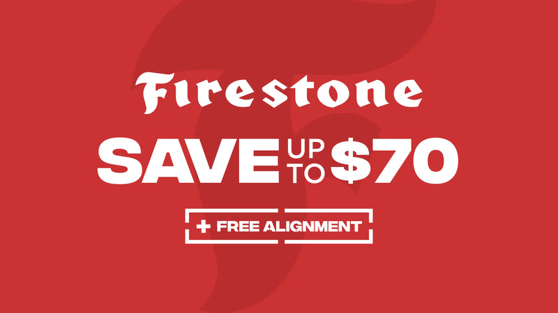 Save up to $70 on Firestone Tires