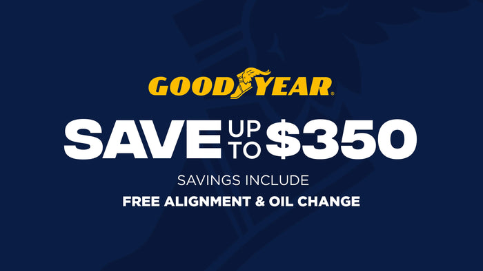 Save up to $350 on Goodyear Tires