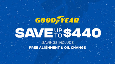 Save up to $440 on Goodyear Tires