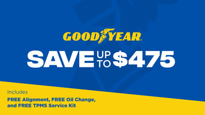 Save up to $475 on Goodyear Tires