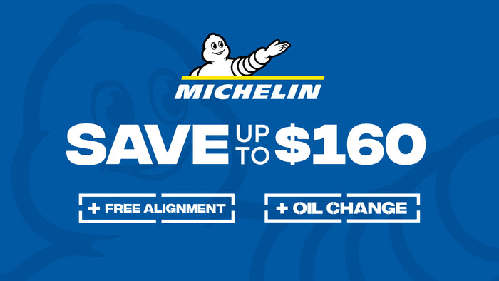 Save up to $160 on Michelin Tires