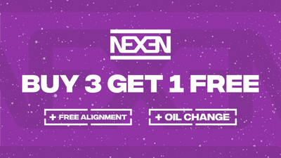 Buy 3 Nexen Tires, Get 1 FREE