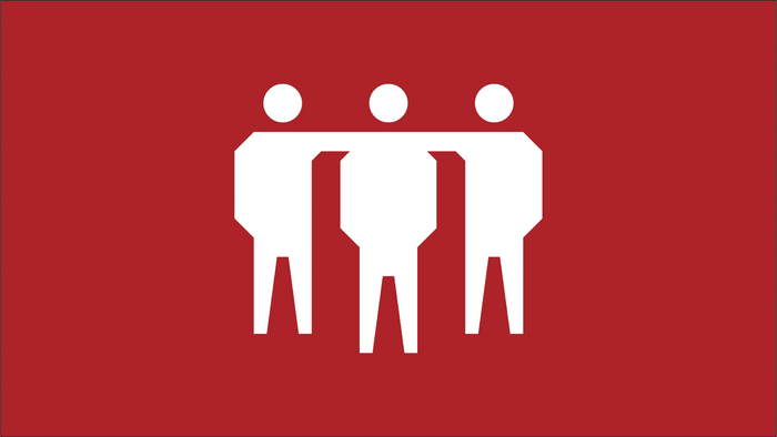 Customer support team icon with three figures representing Tire Discounters’ trusted service staff