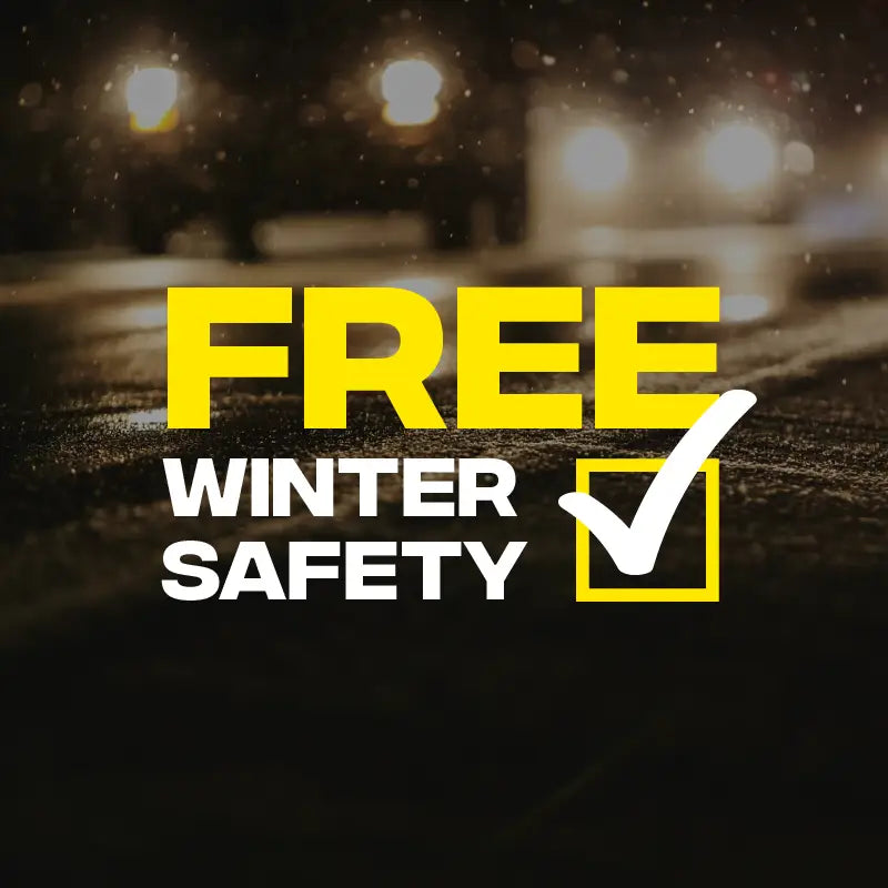 For a limited time, get a FREE Winter Safety Check at Tire Discounters. 