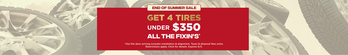 Tire Discounters promotional banner