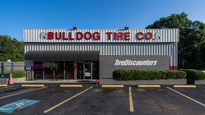 Photo of Tire Discounters Bulldog Tire Discounters Monroe at 611 East Spring Street, Monroe, GA 30655-2339