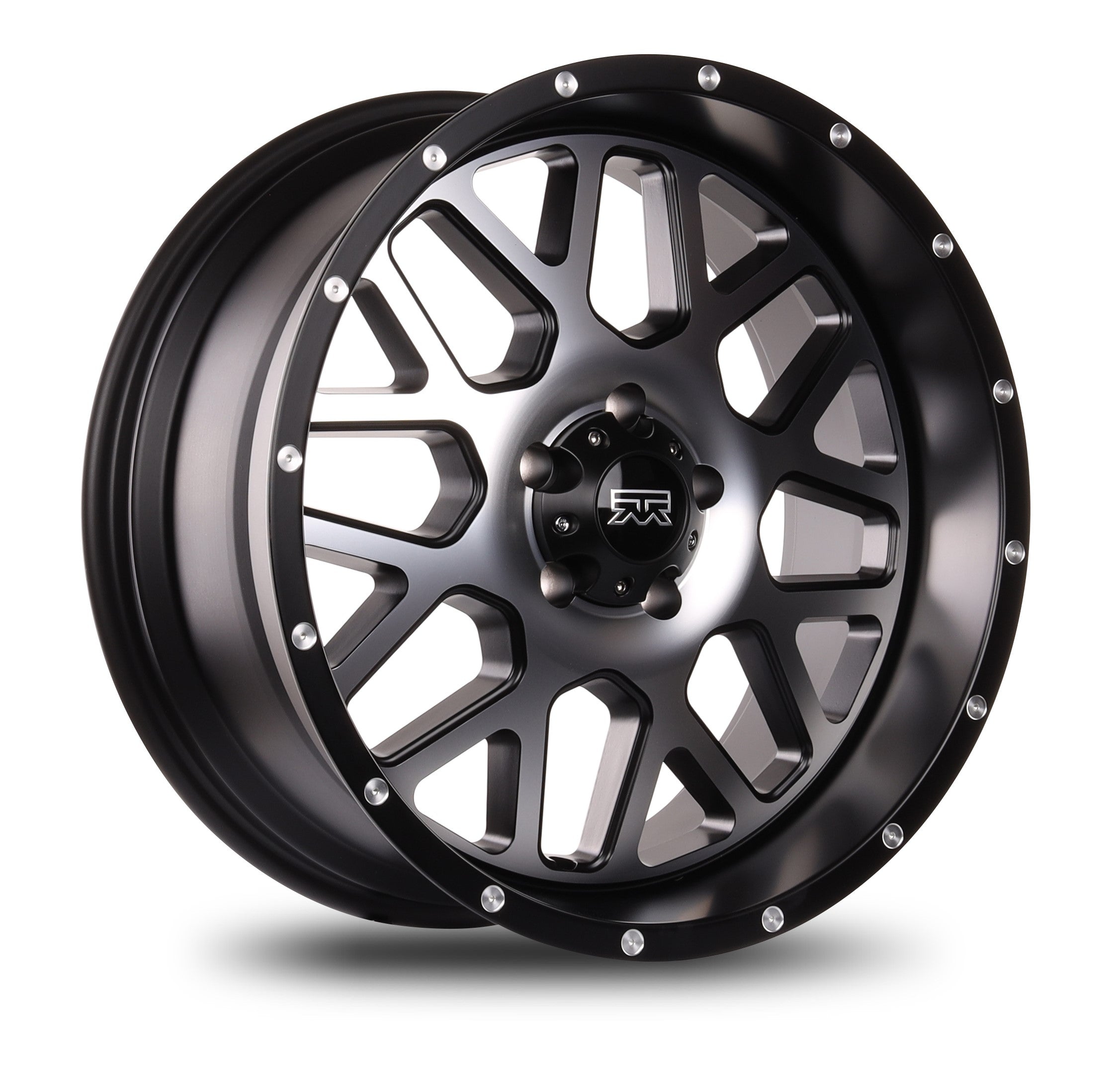 20x9 Mudder Trucker MT859 Mutiny Black Machined 5x127 5x5 ET0