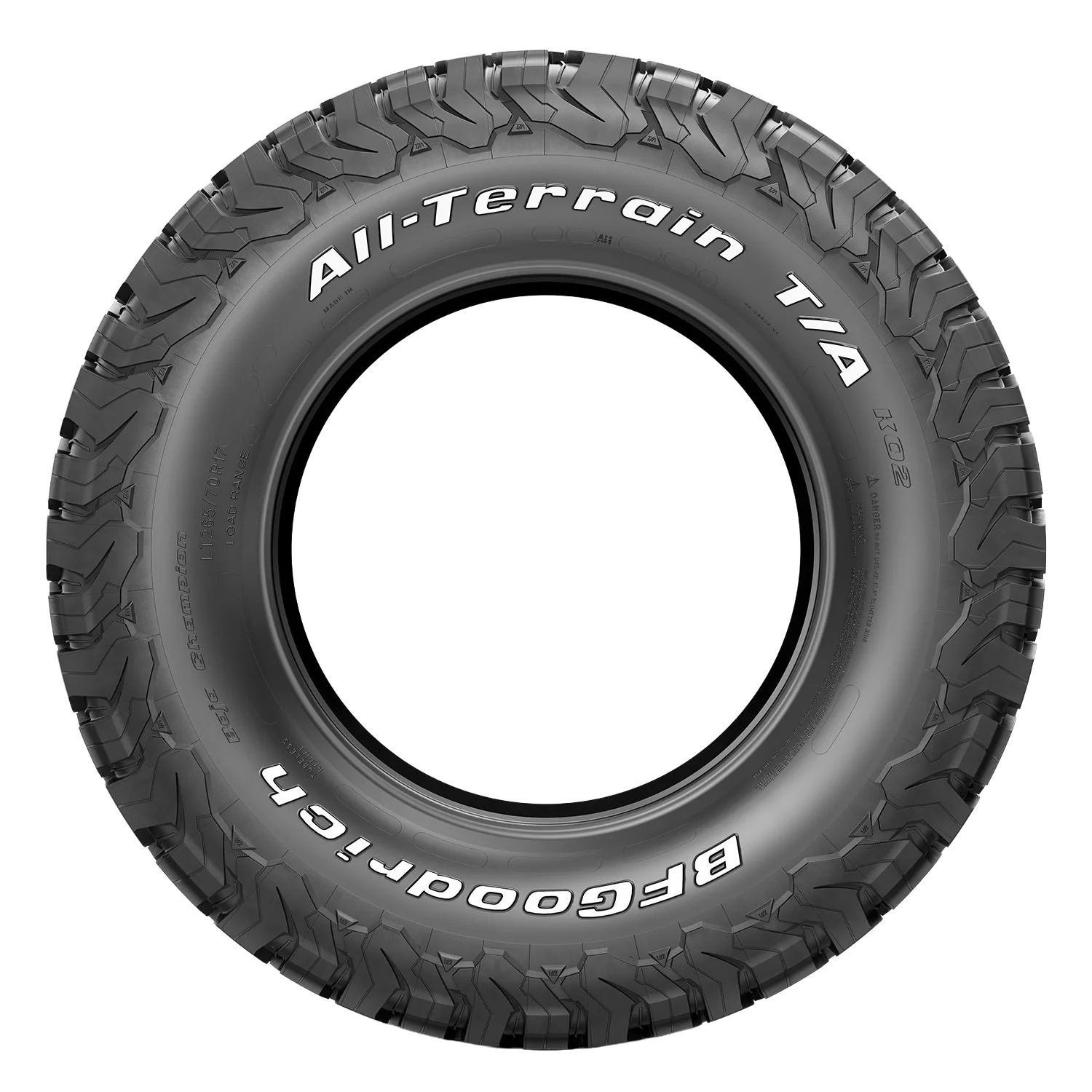 35X12.5R18 BF Goodrich All Terrain TA KO2 123R RWL E 35 12.5 18