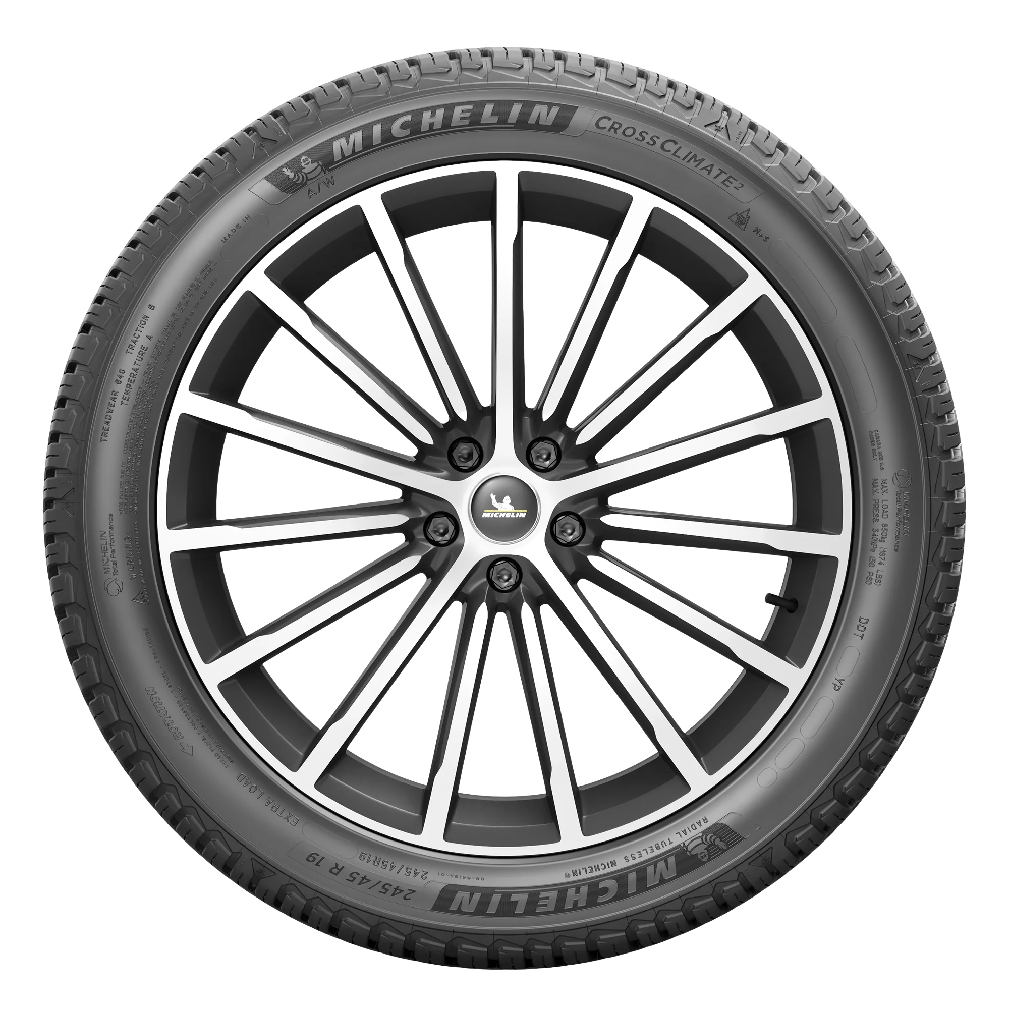 245/45R21 Michelin CrossClimate2 104V BSW XL 245 45 21 2454521