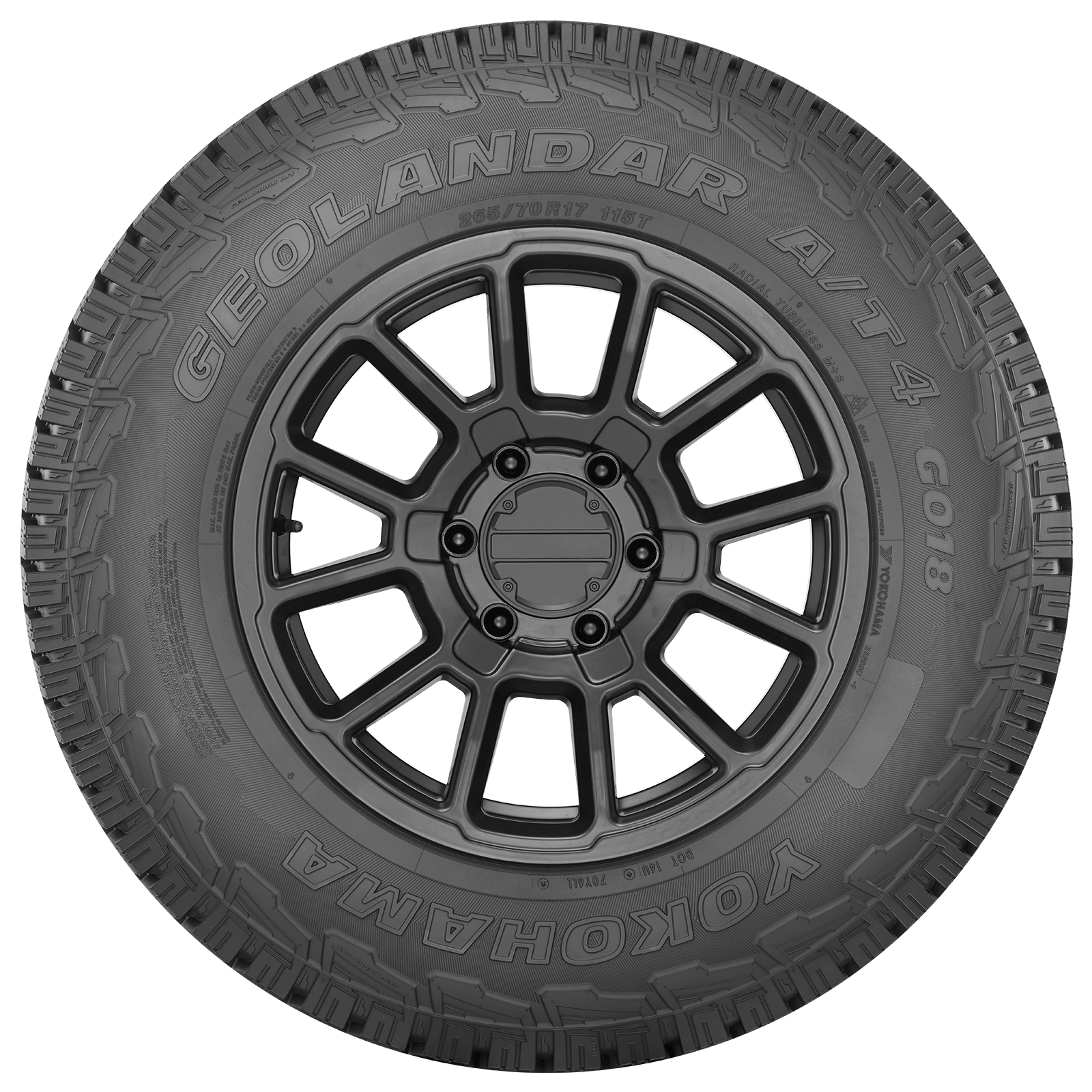 265/75R16 Yokohama Geolandar AT4 G018 116T BSW XL 265 75 16