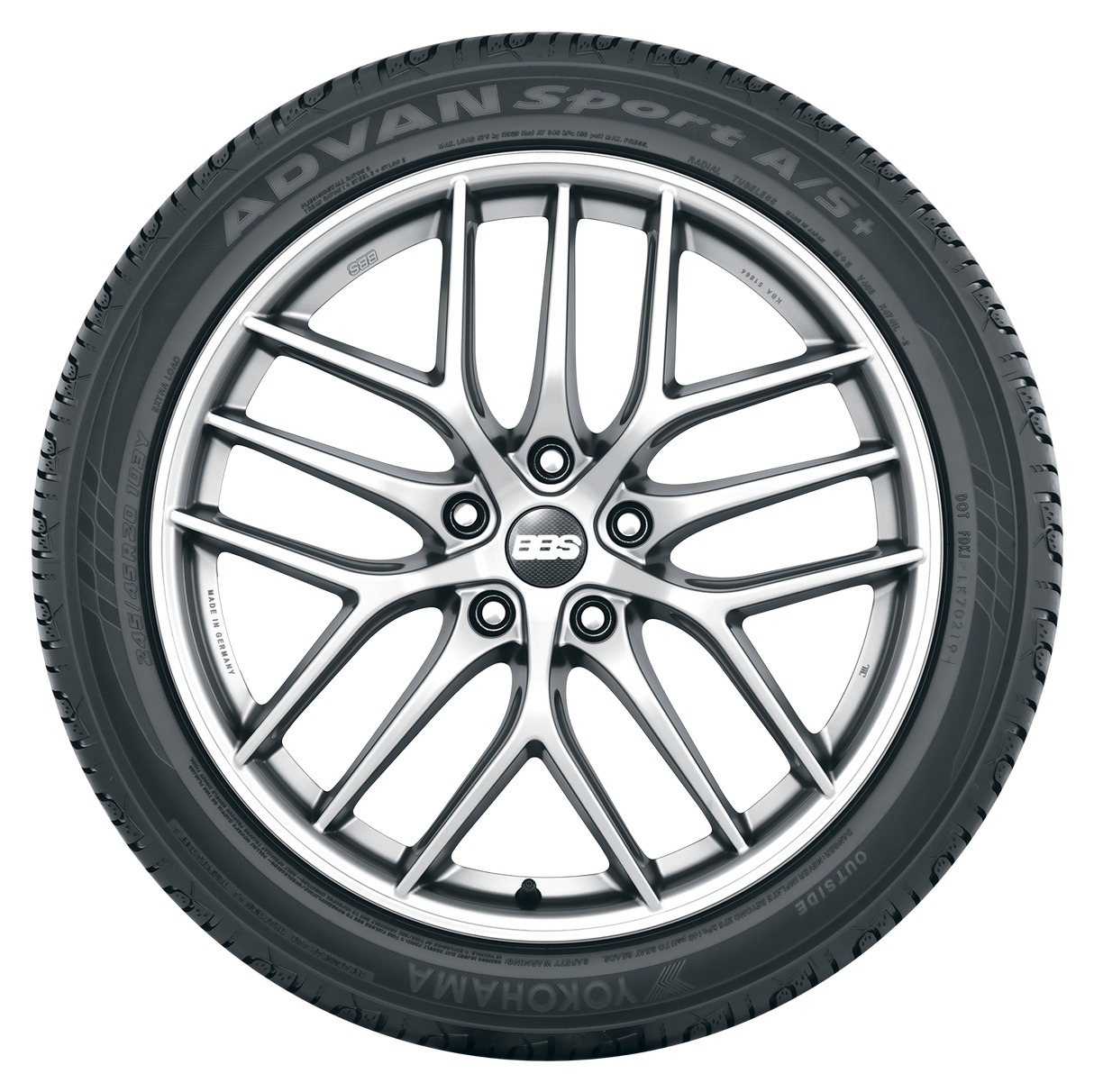 03-110140631-Yokohama-Advan Sport AS Plus-225/50R18-Tire-Image03