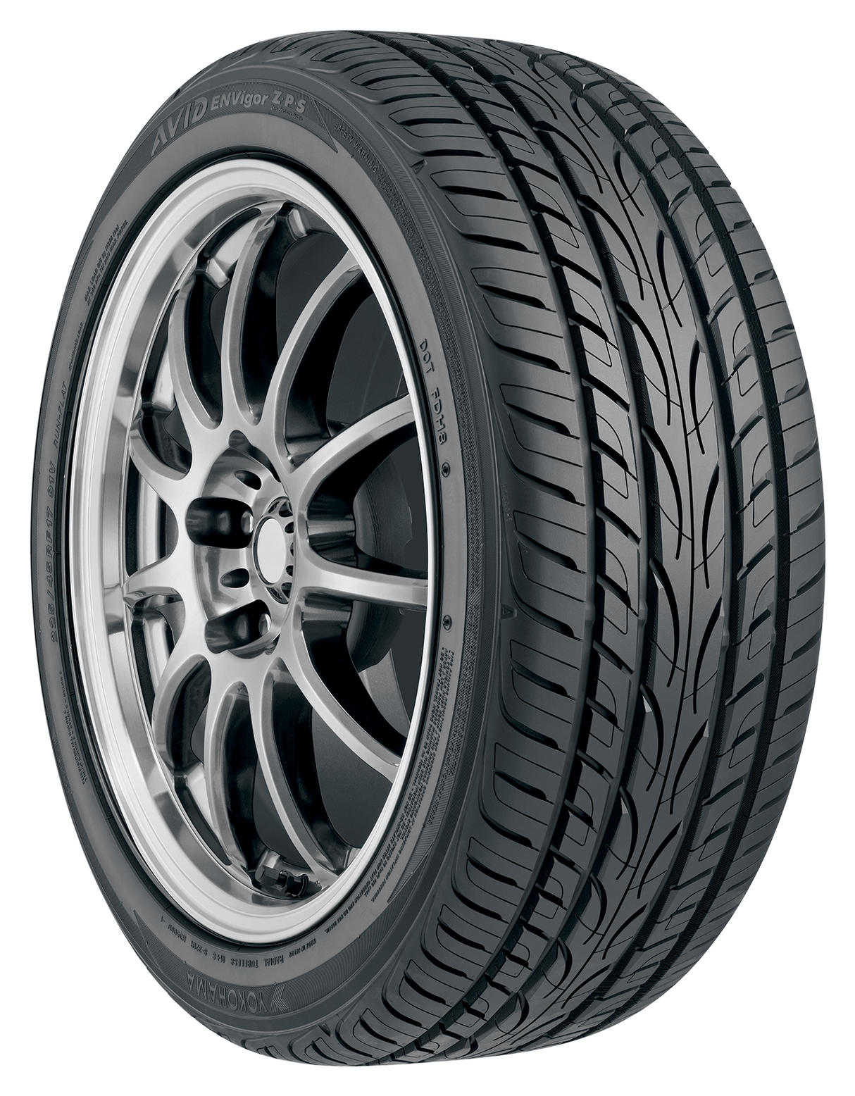 02-110132191-Yokohama-Avid Envigor ZPS-205/45R17-Tire-Image02