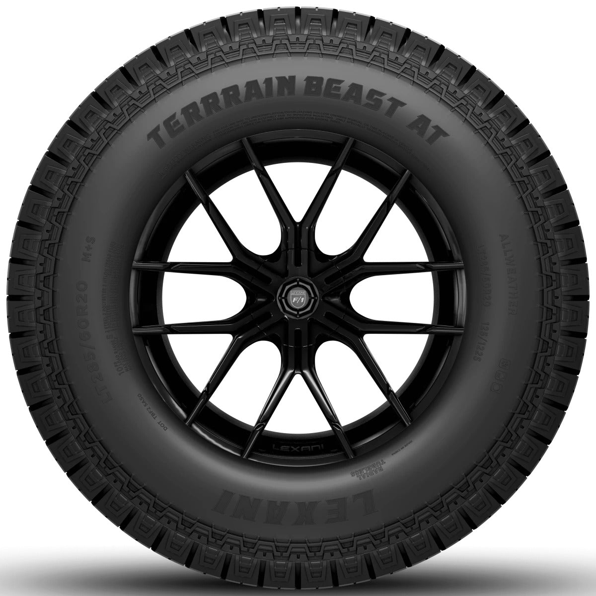 Lexani Terrain Beast AT Tire 245/75R16 120/116S BSW 2457516 245 75 16