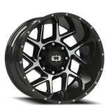 01-360-20070GBMF-25-Vision-360 Sliver-20x10-Wheel-Image01